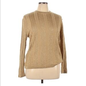 CHAMPAGNE shimmer sweater